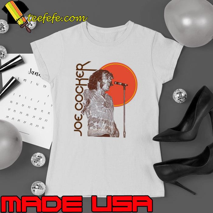 Singing On Stage Joe Cocker Unisex T-Shirt Ladies tee Singing On Stage Joe Cocker Unisex T-Shirt Ladies tee