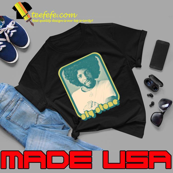 Sly The Family Stone Retro 70s Aesthetic T-Shirt