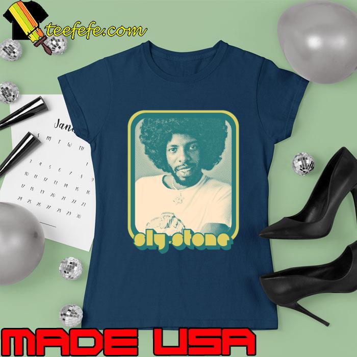 Sly & The Family Stone Retro 70s American Rock Band San Francisco California T-Shirt Ladies tee Sly & The Family Stone Retro 70s American Rock Band San Francisco California T-Shirt Ladies tee