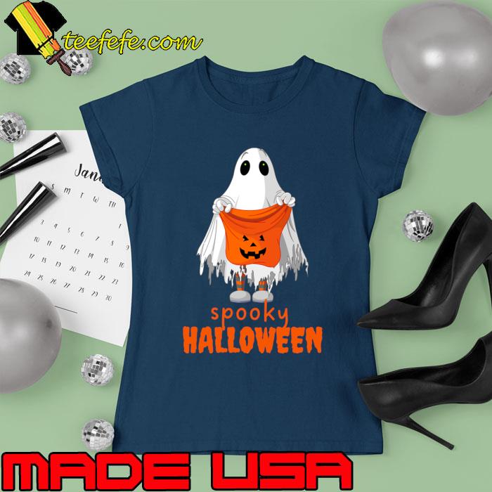 Spooky Halloween Happy Halloween T-Shirt Ladies tee Spooky Halloween Happy Halloween T-Shirt Ladies tee