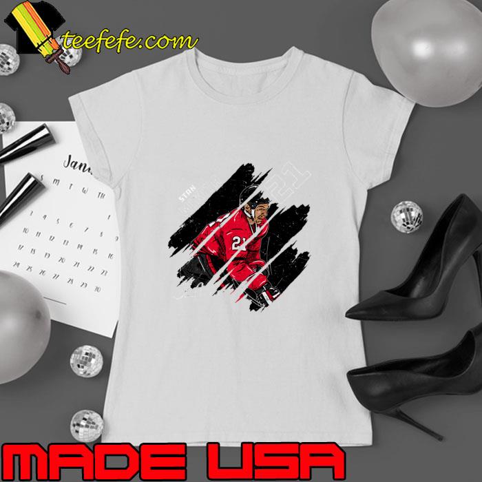 Stan Mikita Hockey League Chicago Stripes Signature T-Shirt Ladies tee Stan Mikita Hockey League Chicago Stripes Signature T-Shirt Ladies tee