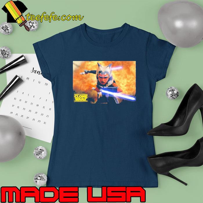 Star wars the clone wars ahsoka tano teaser poster s Ladies tee Star wars the clone wars ahsoka tano teaser poster s Ladies tee