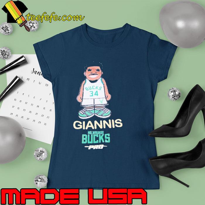 Stockpro standard giannis antetokounmpo avatar milwaukee bucks s Ladies tee Stockpro standard giannis antetokounmpo avatar milwaukee bucks s Ladies tee