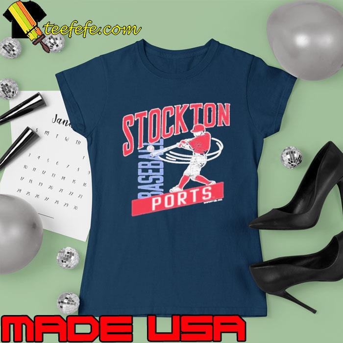 Stockton Ports MV Sport Ports Player Shirt Ladies tee Stockton Ports MV Sport Ports Player Shirt Ladies tee