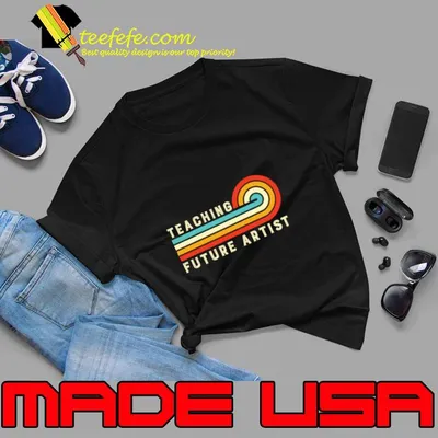 Teaching Future Artists Vintage Sunset T-Shirt
