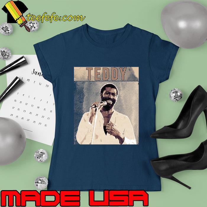 Teddy pendergrass Brown poster T-Shirt Ladies tee Teddy pendergrass Brown poster T-Shirt Ladies tee