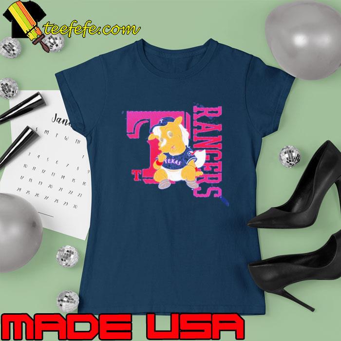 Texas Rangers baby mascot s Ladies tee Texas Rangers baby mascot s Ladies tee
