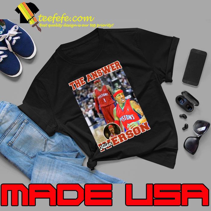 The Answer Basketball Allen Iverson Signature T-Shirt The Answer Basketball Allen Iverson Signature T-Shirt