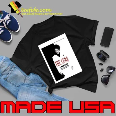 The Cure Miami Kaseya Center July 2023 Robert Smith T-Shirt