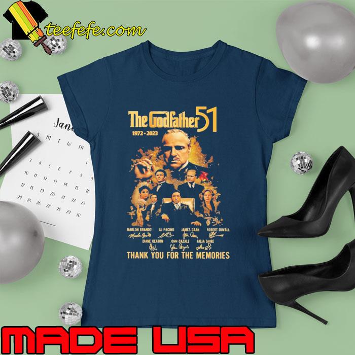 The Godfather 1972 2023 thank you for the memories signature s Ladies tee The Godfather 1972 2023 thank you for the memories signature s Ladies tee