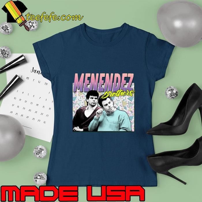 The Menendez Brothers 90s American brothers who were convicted in 1996 T-Shirt Ladies tee The Menendez Brothers 90s American brothers who were convicted in 1996 T-Shirt Ladies tee