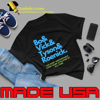 The Most Unstoppable Video Game Athletes of All-Time Bo Vick Tyson T-Shirt