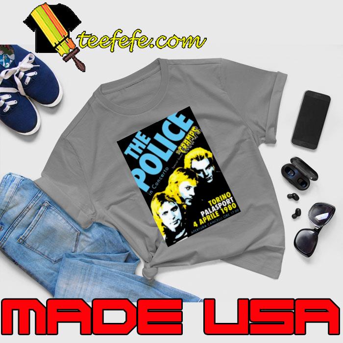 The Police in Concert the cramps torino palasport T-Shirt Unisex The Police in Concert the cramps torino palasport T-Shirt Unisex