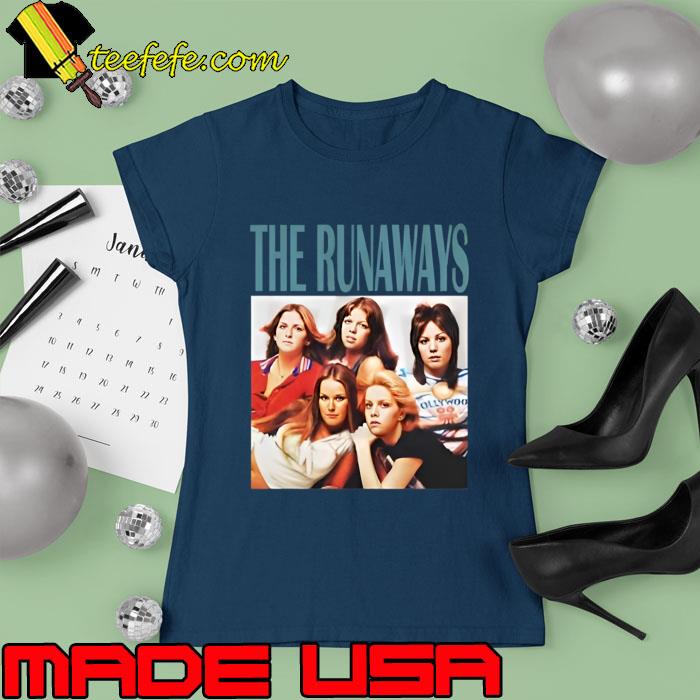 The runaways 70s glam American rock band T-Shirt Ladies tee The runaways 70s glam American rock band T-Shirt Ladies tee