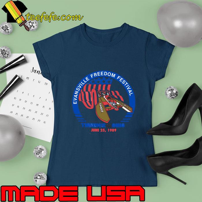 Thunder on the Ohio evansville freedom festival T-Shirt Ladies tee Thunder on the Ohio evansville freedom festival T-Shirt Ladies tee