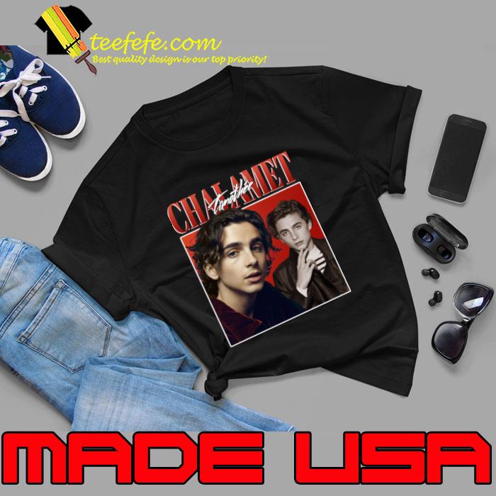 Timothee Chalamet Mug Merqgch For Hot And Icy Actor American 1995 T-Shirt