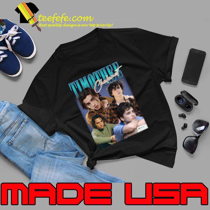 Timothee Chalamet Vintage Bootleg actor american various accolades T-Shirt