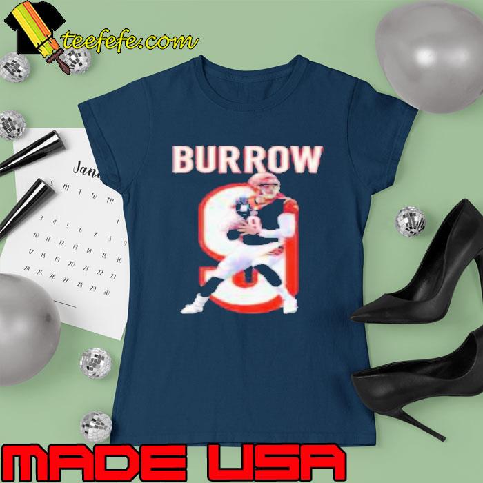 Top burrow number 9 football s Ladies tee Top burrow number 9 football s Ladies tee