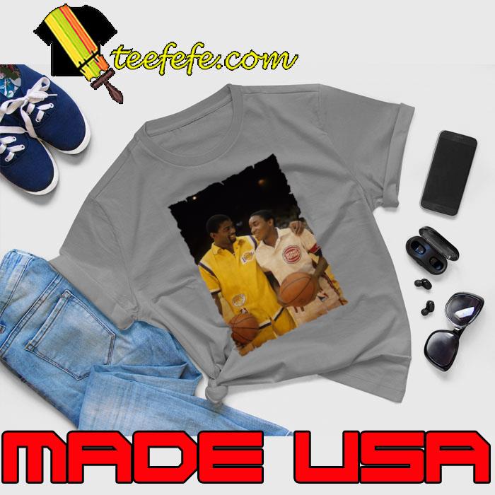 Top magic Johnson And Isiah Thomas Basketball T-Shirt Unisex Top magic Johnson And Isiah Thomas Basketball T-Shirt Unisex