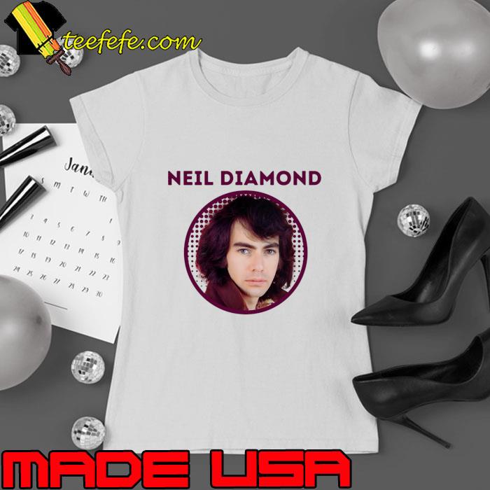 Top neil diamond legendary Songwriters Hall of Fame dark red T-Shirt Ladies tee Top neil diamond legendary Songwriters Hall of Fame dark red T-Shirt Ladies tee