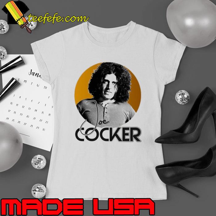 Top retro 80s Young Joe Cocker Unisex T-Shirt Ladies tee Top retro 80s Young Joe Cocker Unisex T-Shirt Ladies tee