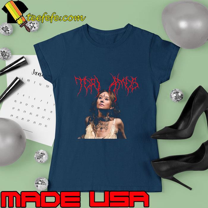 Tori Amos Metal Style T-Shirt Ladies tee Tori Amos Metal Style T-Shirt Ladies tee