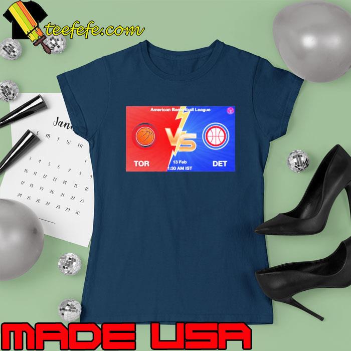 Toronto Raptors vs Detroit Pistons Logo s Ladies tee Toronto Raptors vs Detroit Pistons Logo s Ladies tee