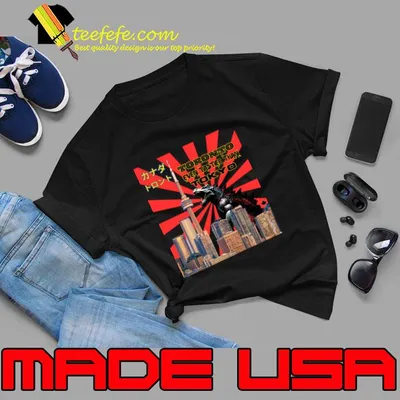 Toronto Tokyo City Godzilla Monster Tourist Canada T-Shirt