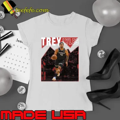 Trey Lyles Basketball Poster For The Sacramento Kings NBA T-Shirt