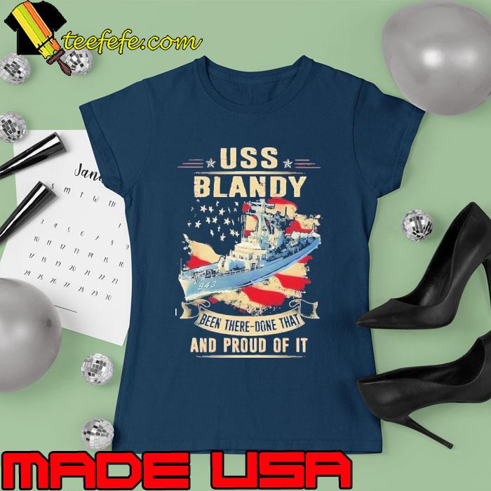 Us blandy been there-done that and proud of it ship american flag s Ladies tee Us blandy been there-done that and proud of it ship american flag s Ladies tee