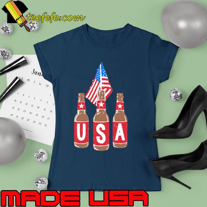 USA Cold Ones American Flag Shirt Ladies tee USA Cold Ones American Flag Shirt Ladies tee