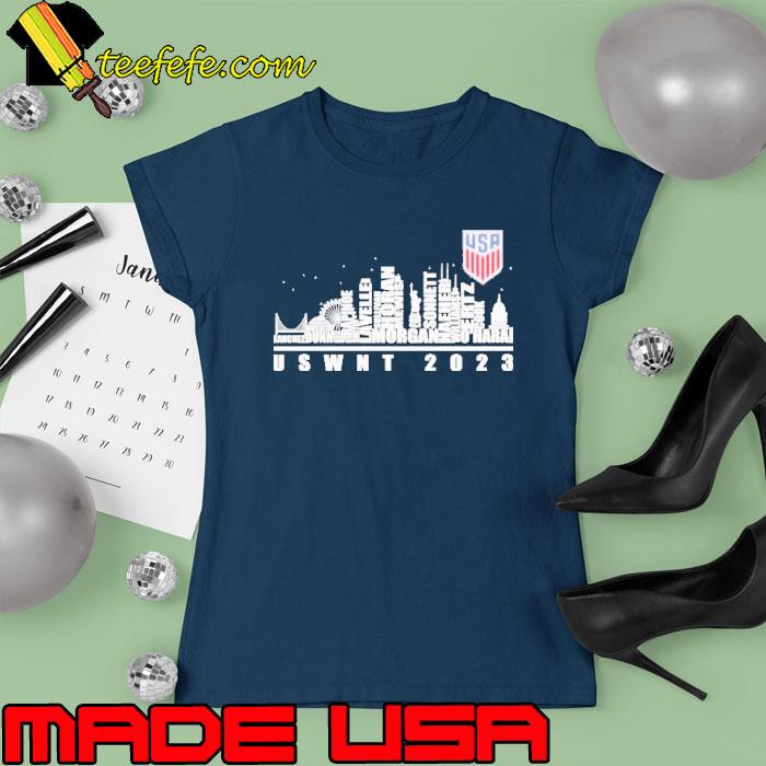 Uswnt Soccer City Skyline Players Names 2023 Shirt Ladies tee Uswnt Soccer City Skyline Players Names 2023 Shirt Ladies tee