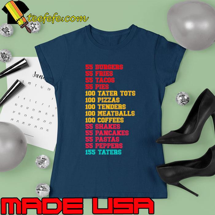 Vintage 55 Burgers 55 Fries I Think You Should Leave T-Shirt Ladies tee Vintage 55 Burgers 55 Fries I Think You Should Leave T-Shirt Ladies tee