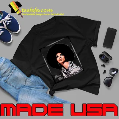 Vintage Diana Ross Grunge Signature Singer An American 1944 T-Shirt