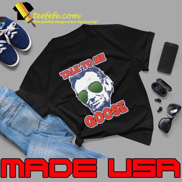 Vintage Lincoln In Aviators Talk To Me Goose Pun Apparel Shirt