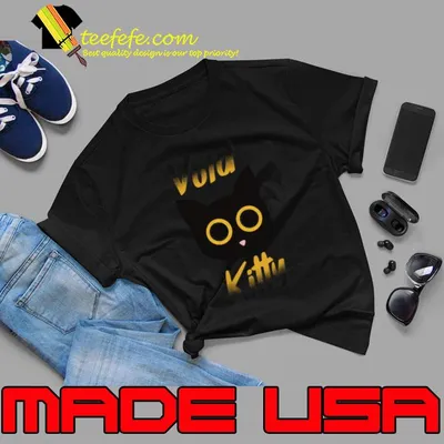 Void Kitty Cat of Darkness Punk T-Shirt
