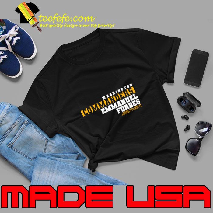 Washington commanders Emmanuel Forbes T-Shirt