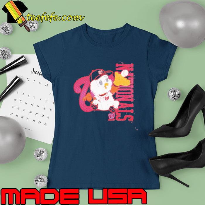Washington Nationals baby mascot s Ladies tee Washington Nationals baby mascot s Ladies tee