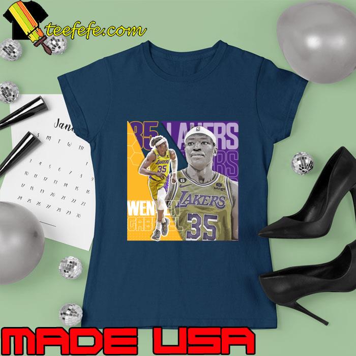 Wenyen Gabriel Basketball Player South American For Los Angeles Lakers T-Shirt Ladies tee Wenyen Gabriel Basketball Player South American For Los Angeles Lakers T-Shirt Ladies tee