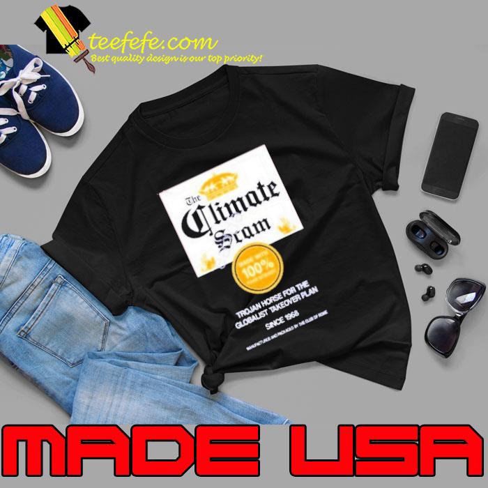 Wide Awake Media Climate Scam Trojan Horse For The Globalist Takeover Plan Shirt