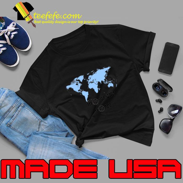 World cup 2022 map T-Shirt World cup 2022 map T-Shirt