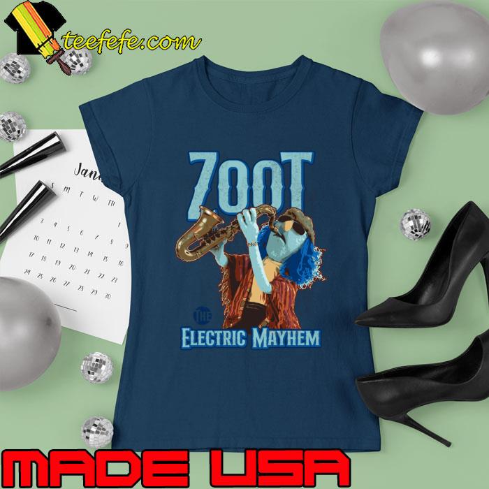 Zoot the electric mayhem blue-haired saxophone T-Shirt Ladies tee Zoot the electric mayhem blue-haired saxophone T-Shirt Ladies tee