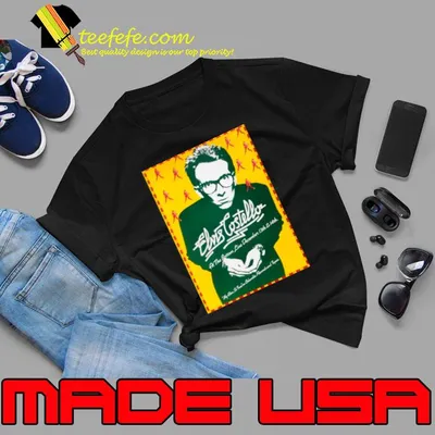 1977 Elvis Costello at the bottom line december 13th concert announcement T-Shirt