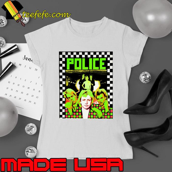 1978 The Police an English rock band concert flyer T-Shirt Ladies tee 1978 The Police an English rock band concert flyer T-Shirt Ladies tee
