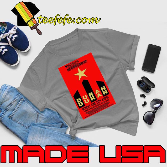 1987 Duran Duran concert tour T-Shirt Unisex 1987 Duran Duran concert tour T-Shirt Unisex