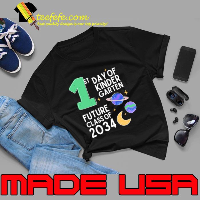 1st day of kindergarten future class of 2024 space T-Shirt