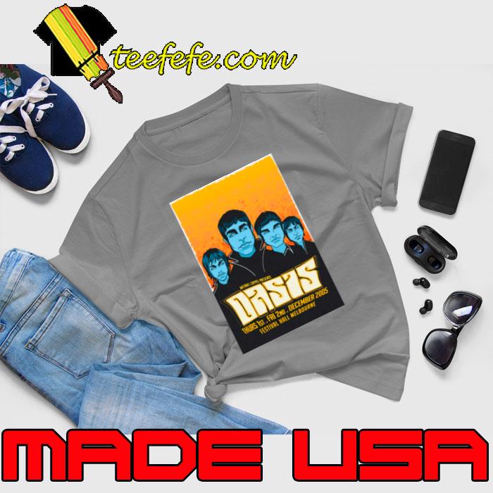 2005 Oasis festival hall melbourne concert flyer T-Shirt Unisex 2005 Oasis festival hall melbourne concert flyer T-Shirt Unisex