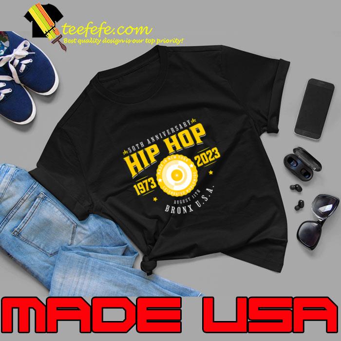 50 Years of Hip Hop 1973-2023 50th Anniversary T-Shirt