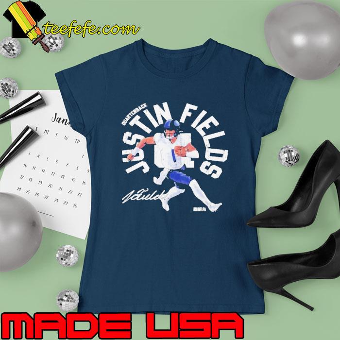 500 level Justin Fields Chicago Arc Name Shirt Ladies tee 500 level Justin Fields Chicago Arc Name Shirt Ladies tee