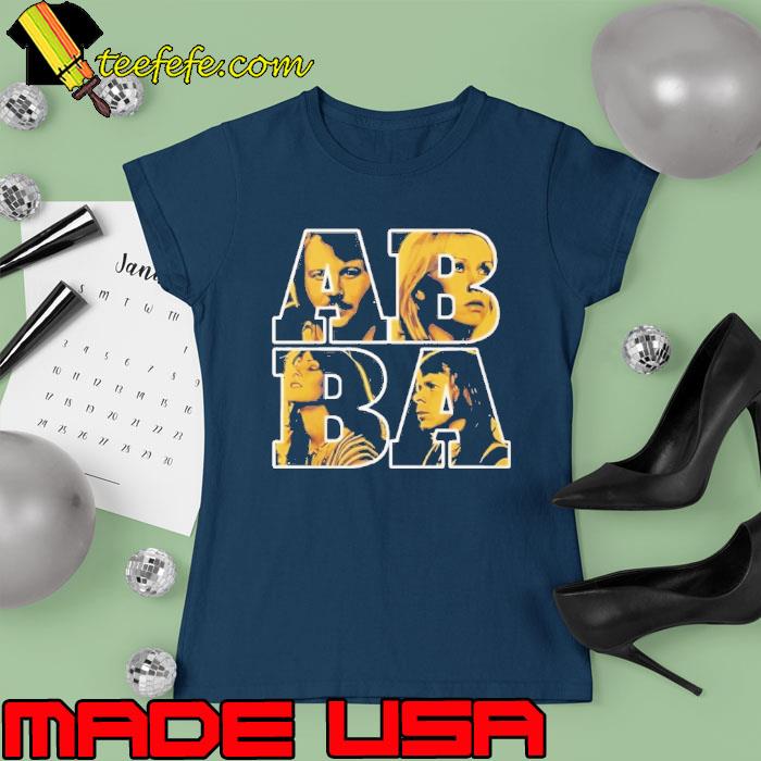 Abba band rock Agnetha Fältskog Björn Ulvaeus Benny Andersson s Ladies tee Abba band rock Agnetha Fältskog Björn Ulvaeus Benny Andersson s Ladies tee